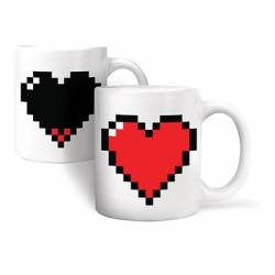 Pixel Heart Morph Mug